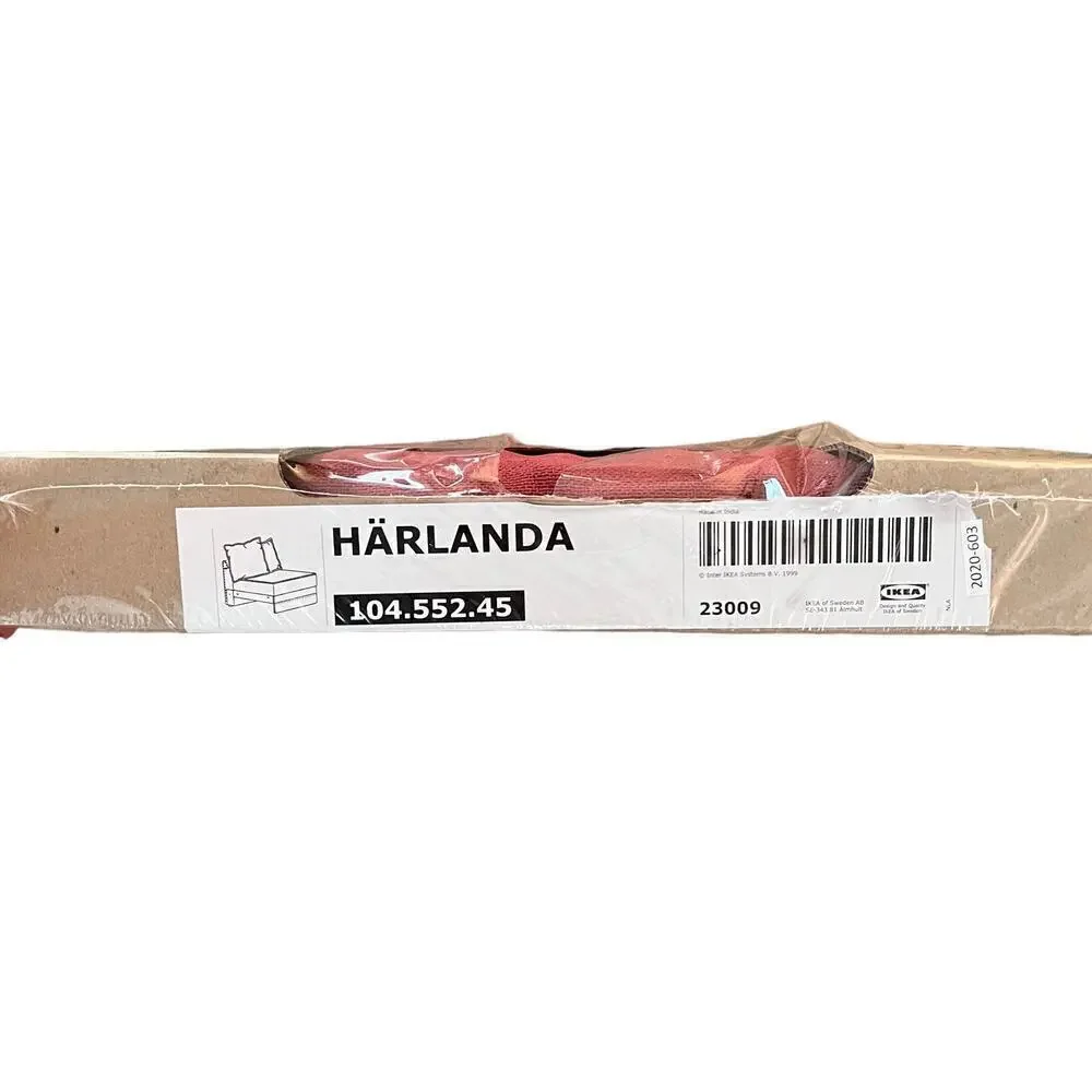 IKEA HARLANDA HÄRLANDA Cover for 1-Seat Section, Ljungen Light Red